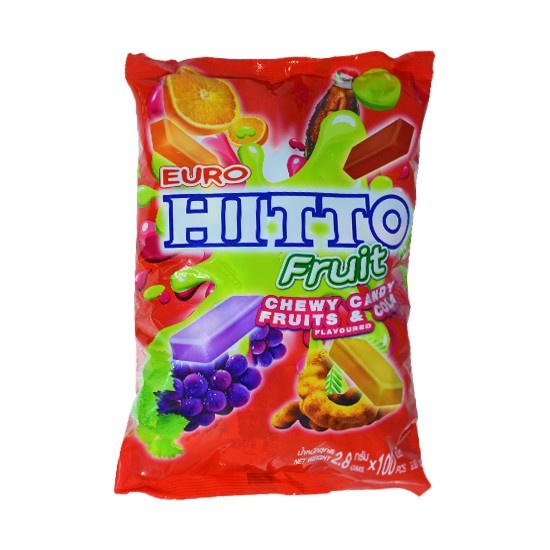 Kẹo Hitto Thái Lan hoa quả 300g 100 viên