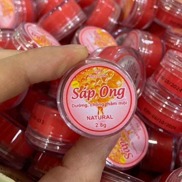 Sáp Ong dưỡng môi, chống thâm môi Natural 8gr