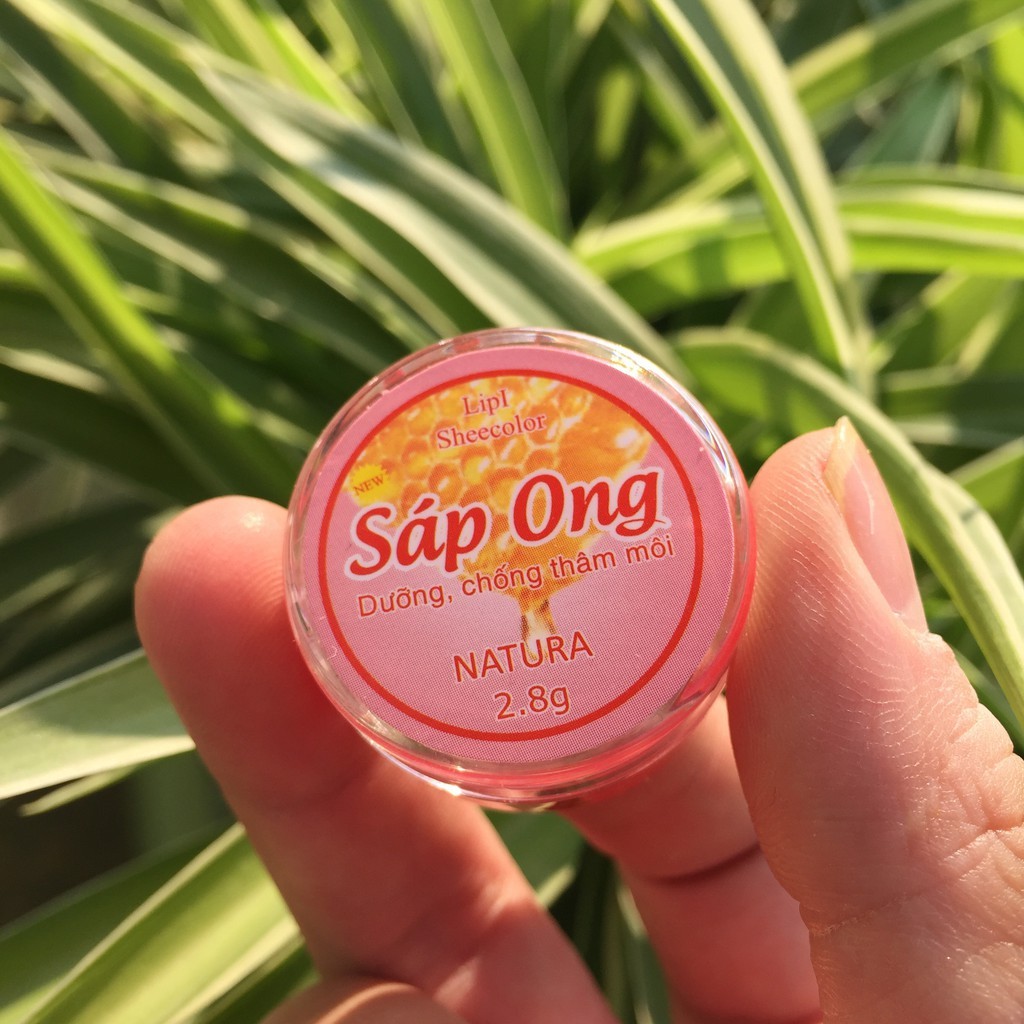 Sáp Ong dưỡng môi, chống thâm môi Natural 8gr