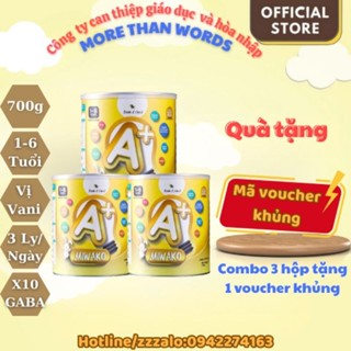 Combo 3 Hộp miwako A+ 700g nhập khẩu chính hãng, Vị Vani