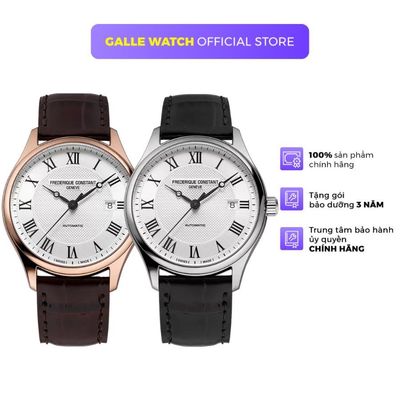 Đồng hồ cơ nam Frederique Constant FC-303MC5B phong cách sang trọng, chịu nước 5ATM, dây da đeo tay cao cấp
