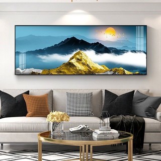 Tranh Treo Tường Tráng Gương Núi Đồi Treo Tường Phong Thủy/Trang Trí Phòng Khách/ Phòng Làm Việc