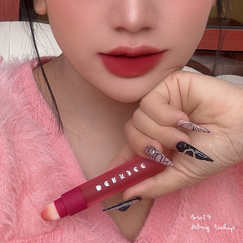 SON KEM LÌ MỊN MÔI BERNICE MẪU MỚI  - SON KEM BERNICE CHÍNH HÃNG 100%