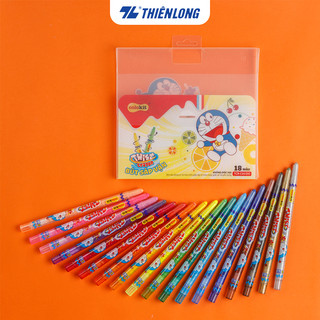 Bút sáp vặn 18 màu Colokit Doraemon TCR-C05/DO