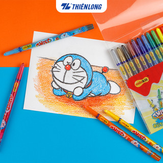 Bút sáp vặn 18 màu Colokit Doraemon TCR-C05/DO