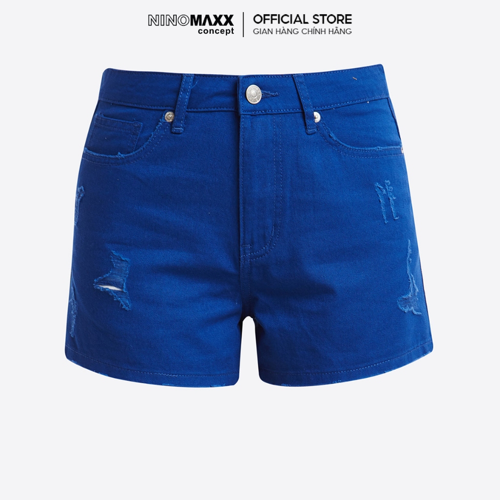 NINOMAXX Quần Short Nữ Kaki Wash Thời Trang 1910187