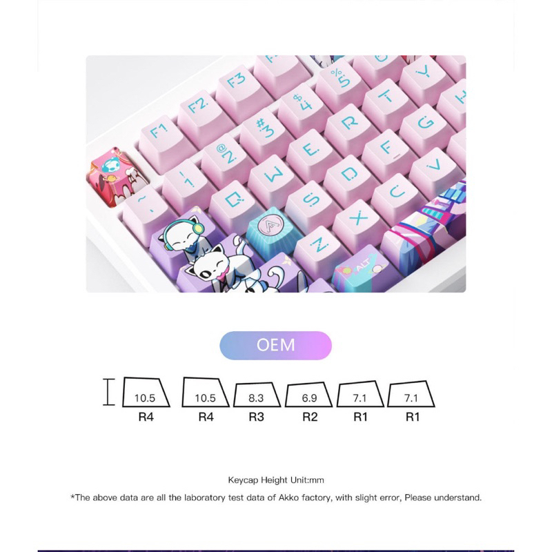 Bàn phím cơ AKKO MOD007PC 7th Anniversary FULL PHÍM