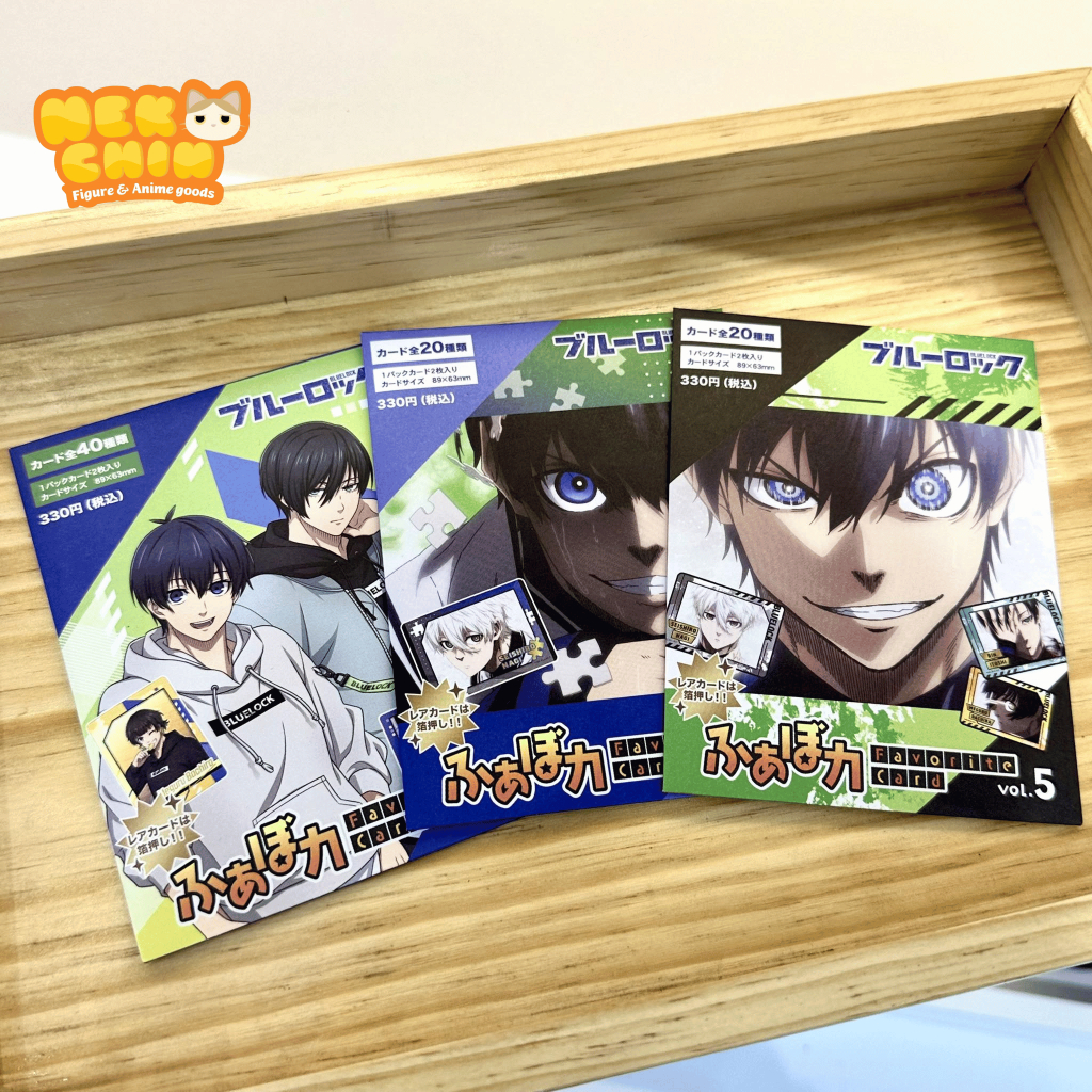 Thẻ favourite card nhân phẩm Bluelock vol 3,4,5 (2 thẻ)