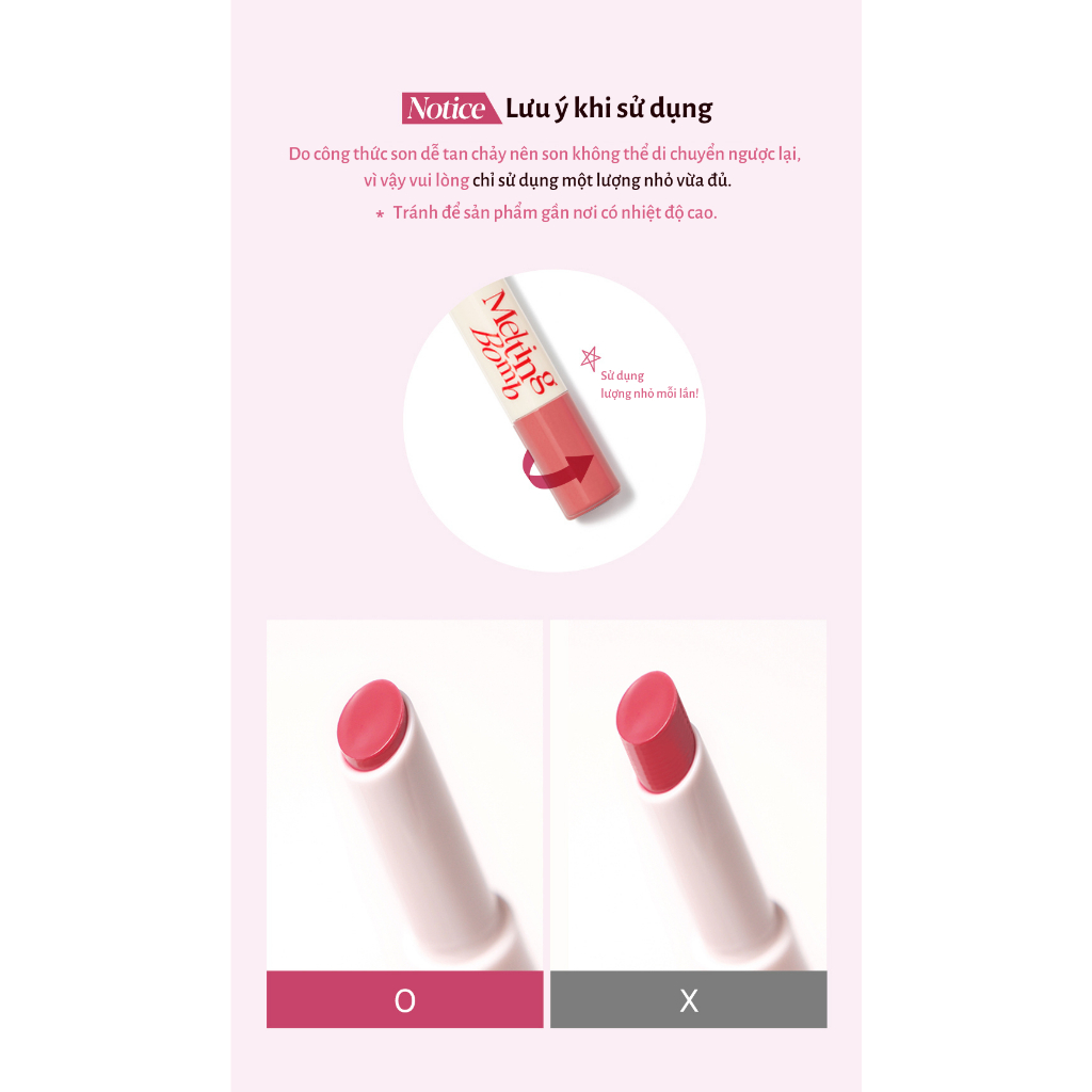 Son Dưỡng Tan Chảy Có Màu Espoir Mega Melting Bomb 1.7gr