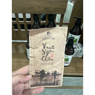 Muối ngâm chân Sen Tài Thu lưu thông khí huyết,ngủ ngon, giảm mùi hôi chân ( hộp 10 gói)
