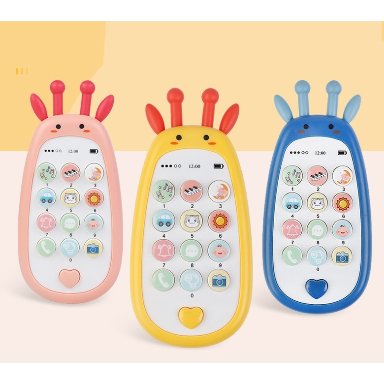 Đồ chơi phát nhạc cho bé, Điện thoại đồ chơi, Điện thoại trẻ em có nhạc, Điện thoại di động phát nhạc cho bé