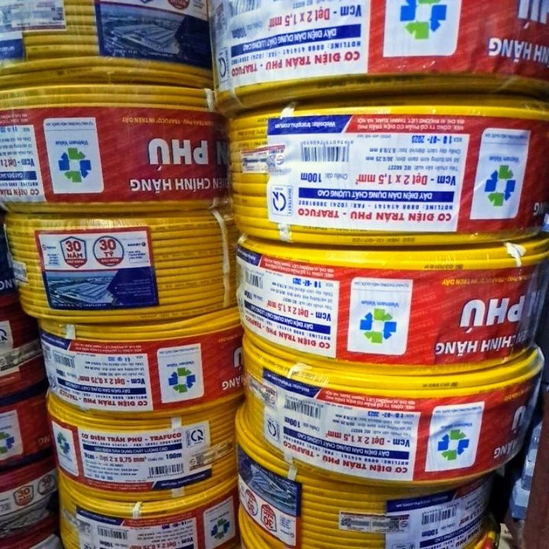 1M dây 2x0.75 ->2x4.0 Trần Phú.