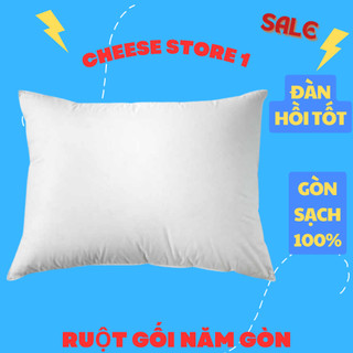 1 ruột gối nằm gòn nguyên sinh ép hơi cao cấp 40x60cm - ruột gối nằm