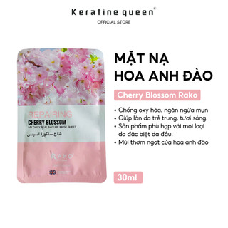 Mặt Nạ HOA ANH ĐÀO 30ml Chống Oxy Hoá, Dưỡng Ẩm, Mềm Mịn & Sáng Mịn Da | Cherry Blossom Rako