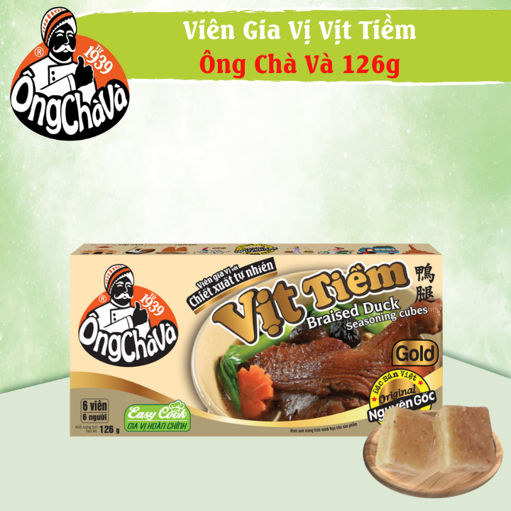 Viên Gia Vị Vịt Tiềm Ông Chà Và Gold 126g (Braised Duck Seasoning Cubes)