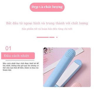 Máy Duỗi Tóc Mini Máy Là Thẳng Tóc Ép Tóc giadungLMD