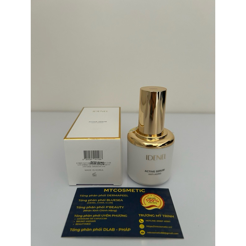 Serum ACTIVE vi kim Raphitox IDENEL 30ml - Làm sáng da tức thì - cải thiện da xỉn màu - nám - da khô - da căng bóng
