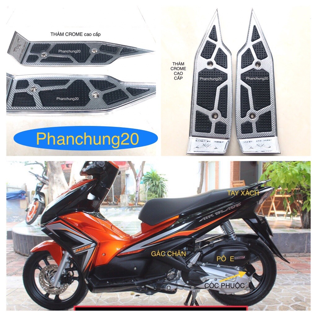AB 2013 2014 2015 THẢM ĐỂ CHÂN ( LÓT SÀN ) DÙNG CHO ĐỜI XE  AB 2013 2014 2015 CROM