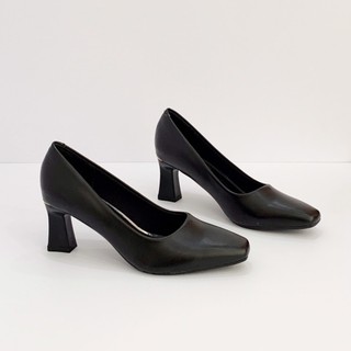 [shop giay minh thu] Giày VIP mũi vuông gót 5cm MT186
