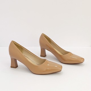 [shop giay minh thu] Giày VIP mũi vuông gót 5cm MT186