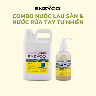 Combo Nước Lau Sàn Và Nước Rửa Tay Sinh Học ENZYCO 90% Enzyme Từ Dứa 바닥청소용 세제 Floor cleaner