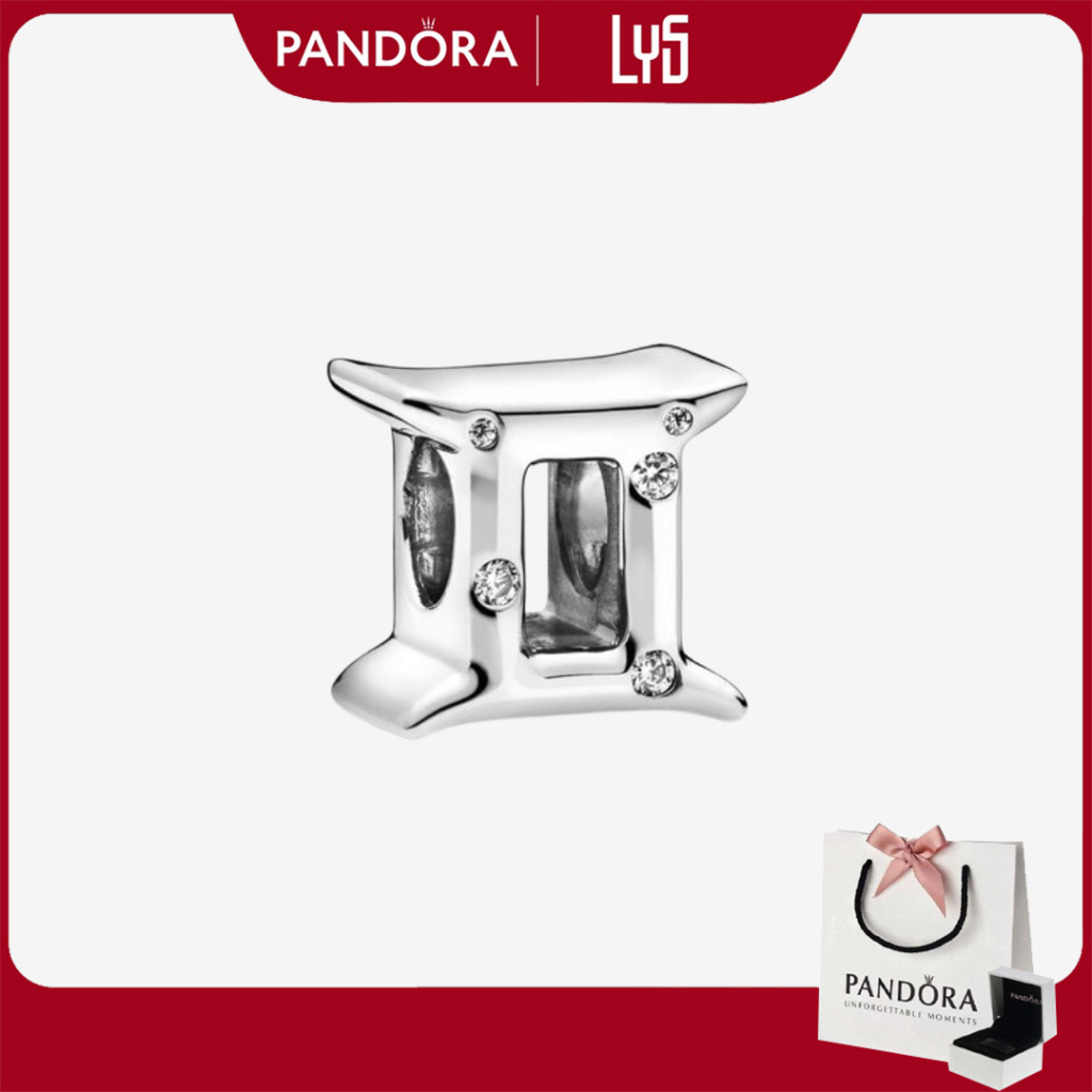 Charm Pandora Sparkling Gemini Zodiac Cung Hoàng Đạo Song Tử 1485 - Bạc S925