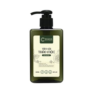 Dầu Tắm Gội CHAVA Natural Beauty Thảo Mộc Premium, Ngăn Ngừa Rụng Tóc, Hỗ Trợ Mọc Tóc, Ngăn Ngừa Nấm 300ML