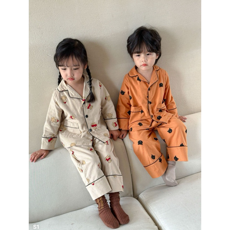 [HÀNG CÓ SẴN] Pijama cho bé | Pijama Hàn cho bé gái và bé trai