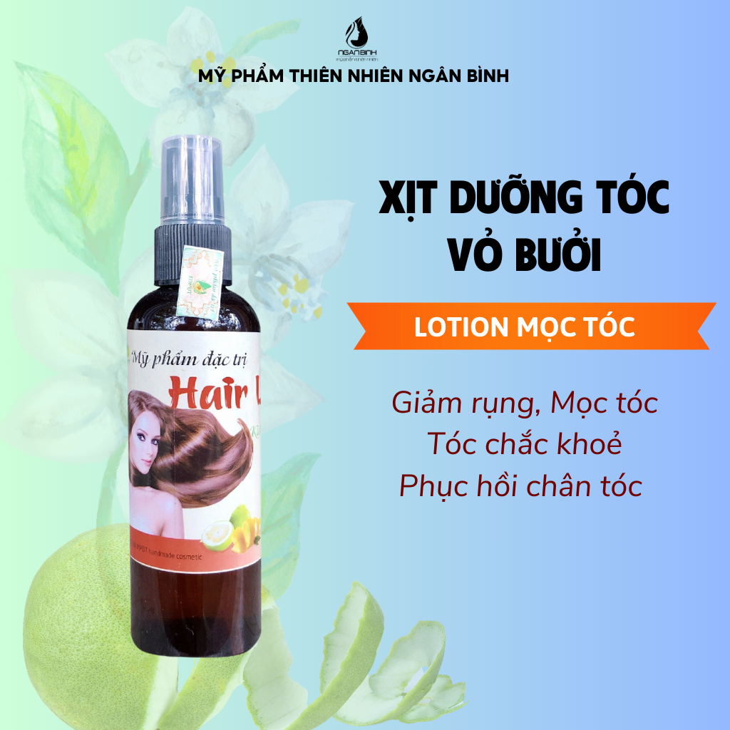 Xịt Dưỡng Tóc Hương Bưởi MPĐT - Suôn Mượt, Giảm Gãy Rụng