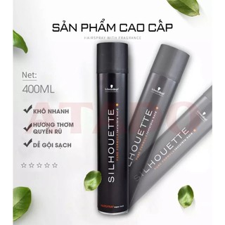 Gôm, keo xịt tóc silhouette 320ml tạo kiểu giữ nếp cho tóc. hàng chính hãng .