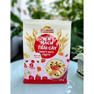 Ngũ cốc ăn liền Yến mạch trái cây Sunrise gói 300gr – Ngũ cốc ăn sáng giòn rụm thơm ngon