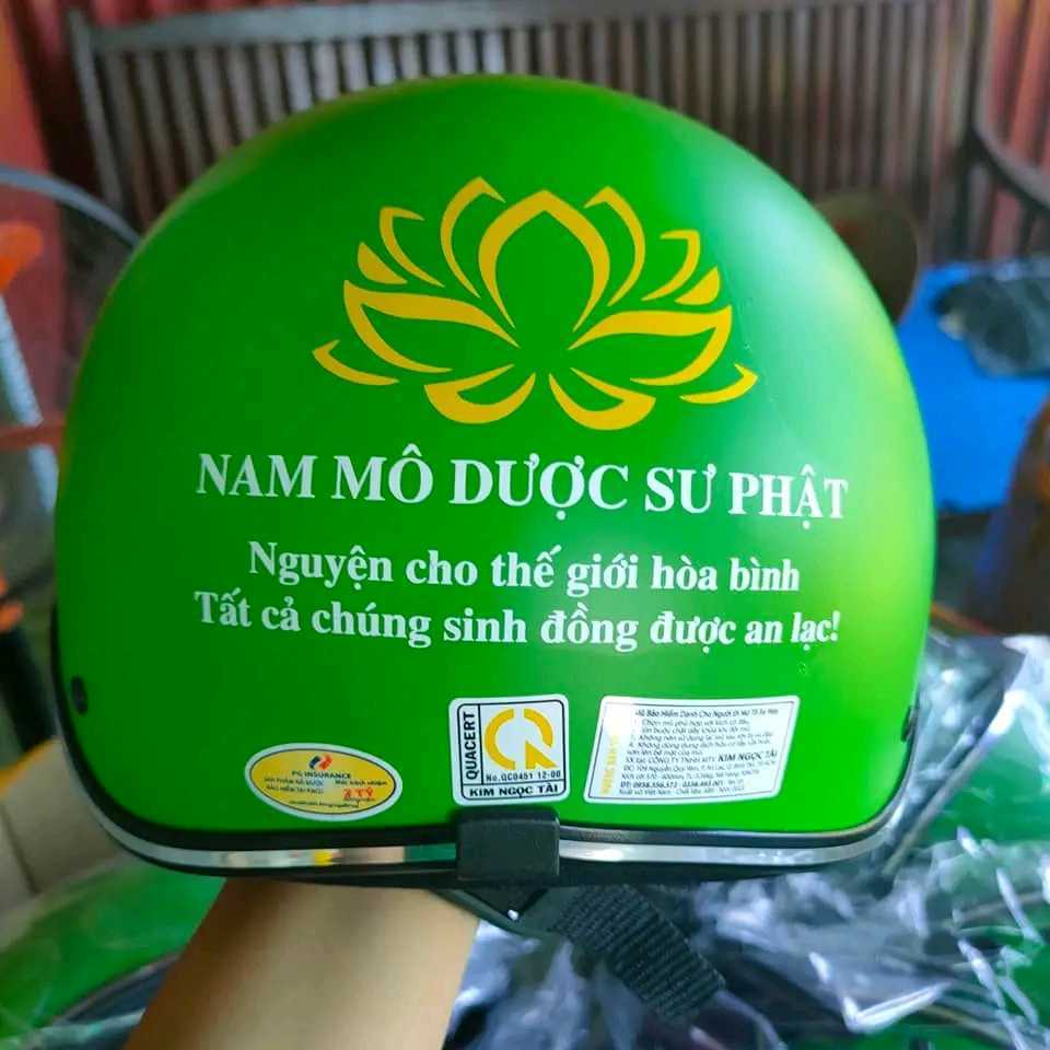 Mũ bảo hiểm danh hiệu Phật Dược Sư