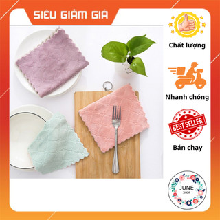Khăn lau bếp đa năng mềm mại thấm hút tốt, khăn lau đa năng nhà bếp 2 mặt chống dính dầu mỡ nhanh khô