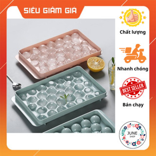 Khay làm đá, kem, thạch rau câu nhiều hình viên tròn, lục giác bằng nhựa sáng tạo