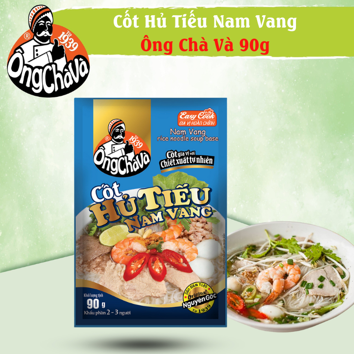 Cốt Hủ Tiếu Nam Vang Ông Chà Và 90gr (Nam Vang Rice Noodle Soup Base)