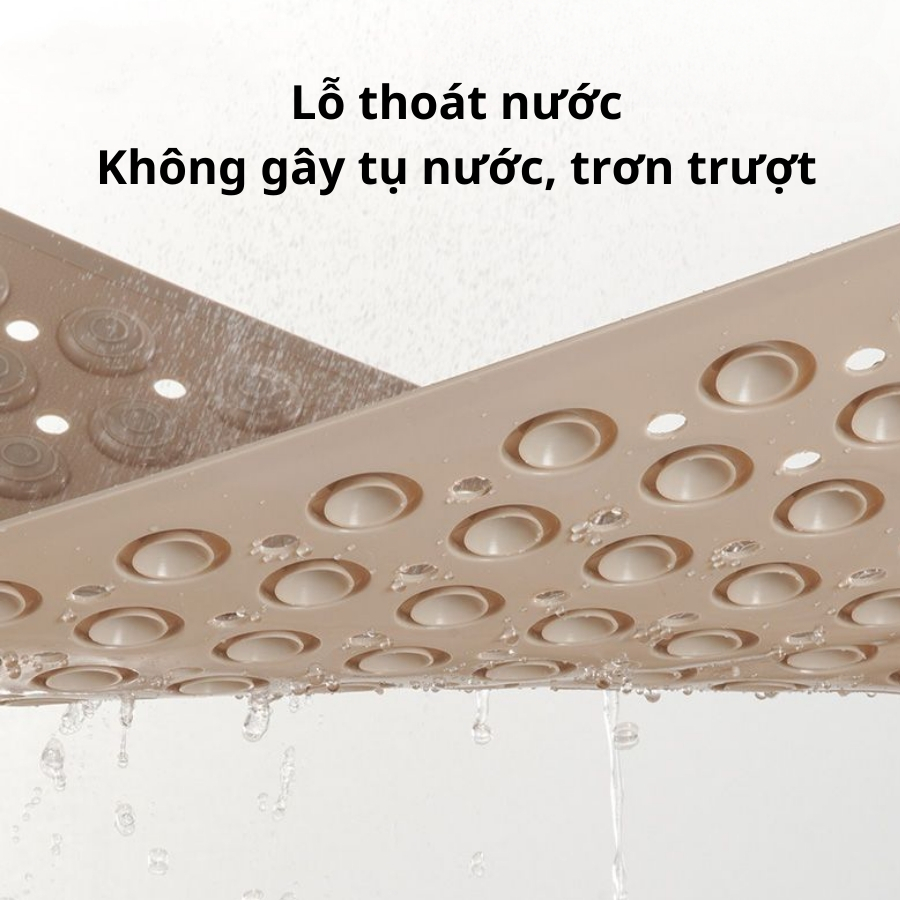 Thảm nhà tắm chống trượt massage chân chất liệu TPE + PVC siêu bền cao cấp, mát xa chống trơn cho nhà tắm  Thảm