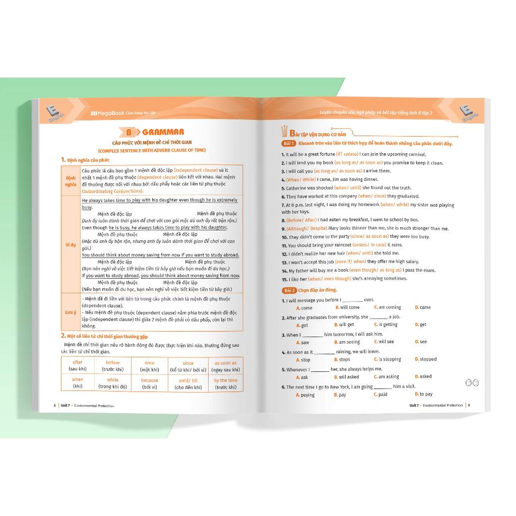 Sách Luyện chuyên sâu ngữ pháp và bài tập tiếng anh Lớp 8 tập 2