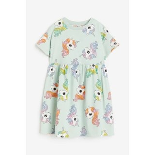 Váy hạ eo hồng unicorn 1191910001 HM H&M _hàng chính hãng Anh