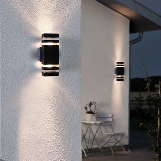 Đèn hắt tường Atimol 2 đầu led đổi 3 màu (vàng + xanh dương+ tím)