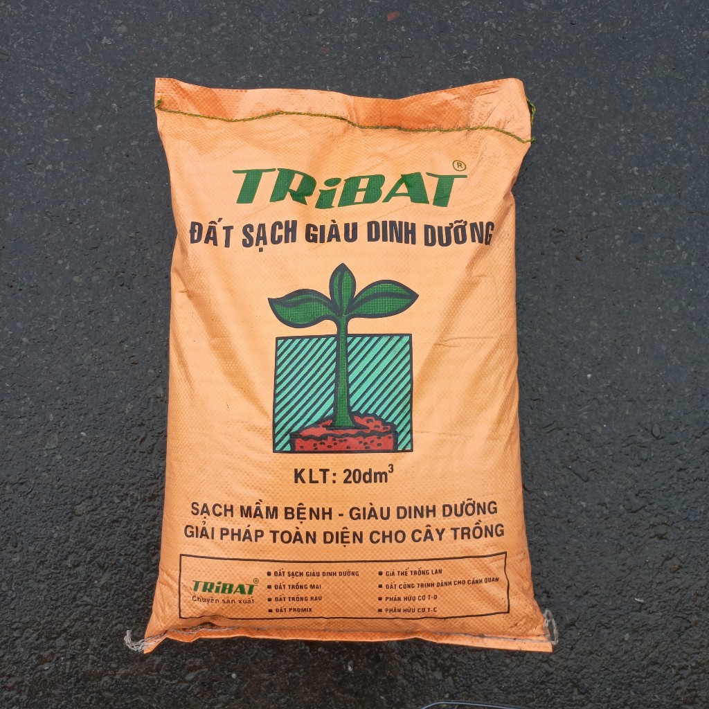 Đất sạch giàu dinh dưỡng Tribat 20dm3