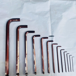 Lục giác"lẻ" bi nâu kapusi 1.5mm,2mm. 2.5mm, 3.0mm, 4.0mm, 5.0mm, 6.0mm.