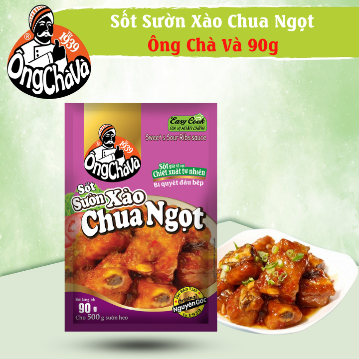 Sốt Sườn Xào Chua Ngọt Ông Chà Và 90g (Sweet & Sour Ribs Sauce)