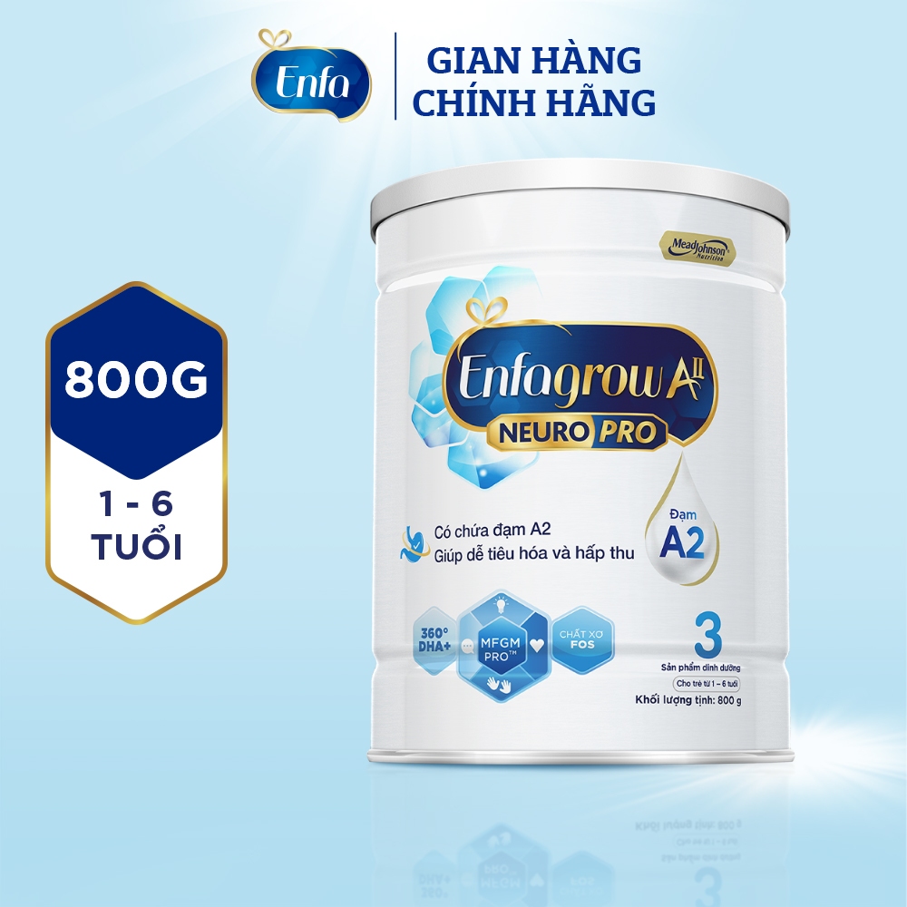 Sữa bột Enfagrow A2 Neuropro 3 – 800g