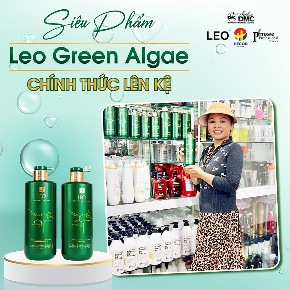 Cặp Gội Xả Prosee LEO Green 450ml 750ml Tái Tạo Dành Cho Tóc Gàu,Dầu Nhờn - Hướng Dương Cosmetic