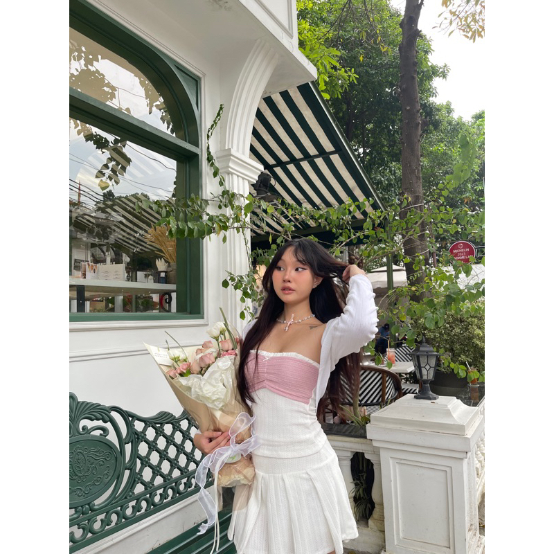 𝐒𝐭𝐫𝐚𝐰𝐛𝐞𝐫𝐫𝐲 𝐓𝐨𝐩 | áo ống cúp ngực by Annieroomfit