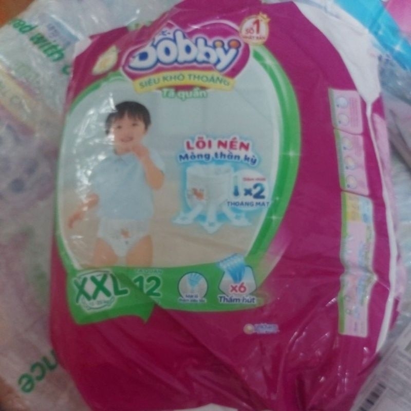 Gói tã quần bobby M12/L12/XL12/XXL12