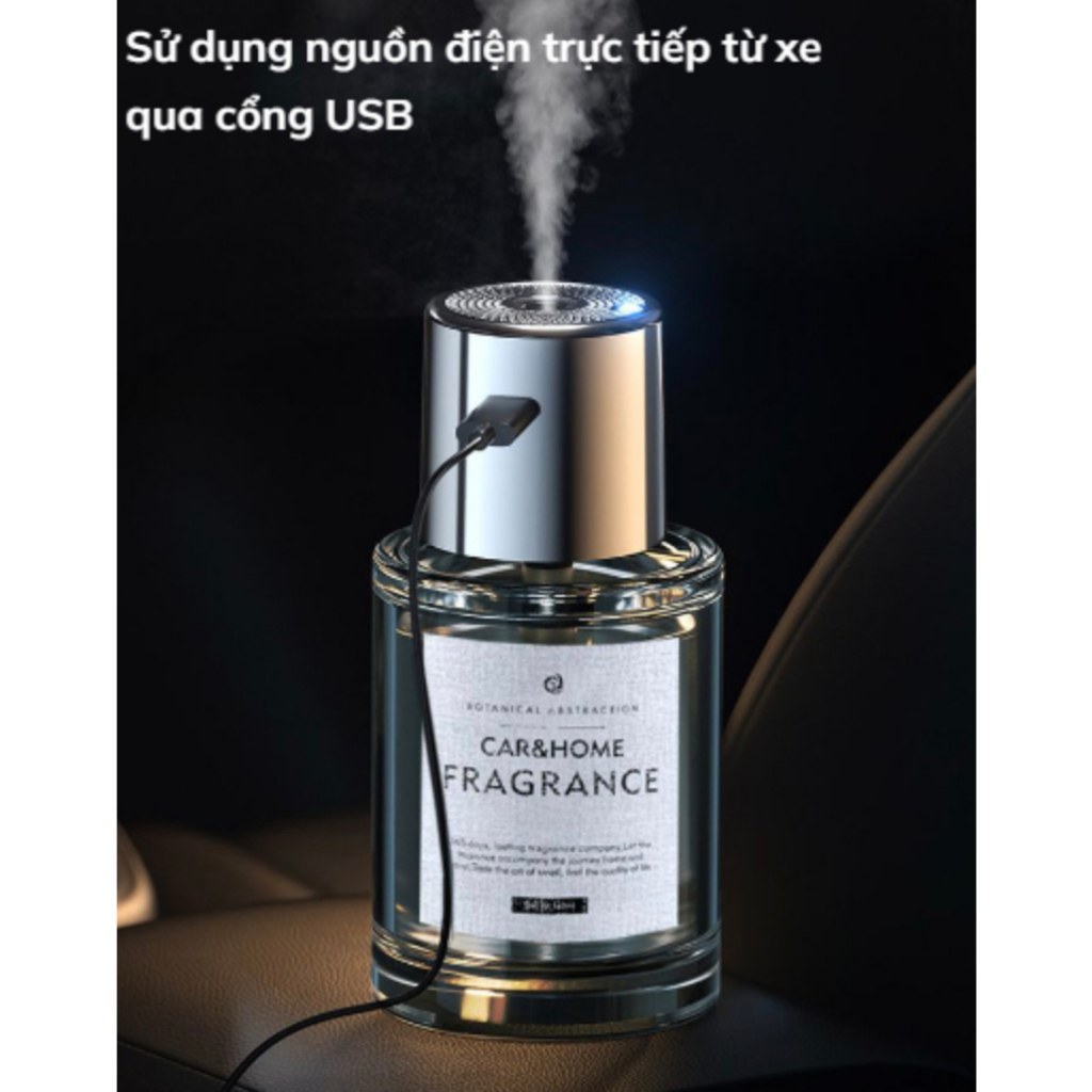 Máy Khuếch Tán Tinh Dầu Khử Mùi Hôi Xe Hơi Chuyên Dụng Cho ô tô và Gia Đình xông tinh dầu 160ML