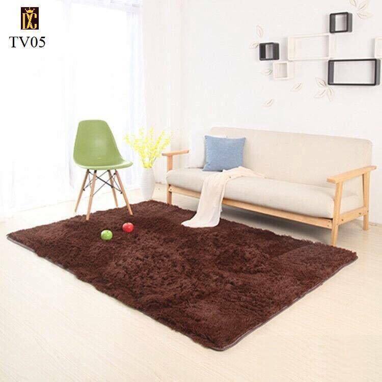 Thảm lông trải sàn lót sàn phòng khách chống trượt,thảm trải giường phòng ngủ, thảm lông loang chụp ảnh lông mềm