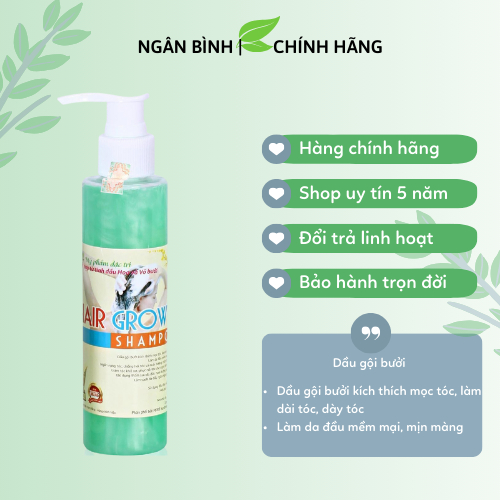 (150ml) Dầu Gội Mọc Tóc Từ Tinh Dầu Bưởi Thiên Nhiên ngăn ngừa rụng tóc,kích thích mọc tóc hiệu quả