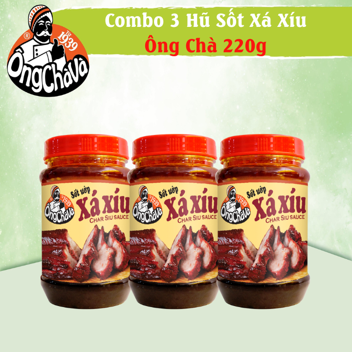 Combo 3 Hũ Sốt Xá Xíu Ông Chà Và 250g (Char Siu Sauce)